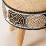 ⁦Spiral שרפרף טיק וראטן 44 ס"מ⁩ – תמונה ⁦4⁩
