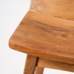 ⁦Stilo כסא בר מעץ טיק⁩ – תמונה ⁦5⁩