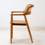 ⁦Mulya Rattan כסא אוכל איטלקי מעוצב⁩ – תמונה ⁦2⁩