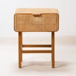 ⁦Rattan שידת צד מיטה ראטן⁩ – תמונה ⁦3⁩